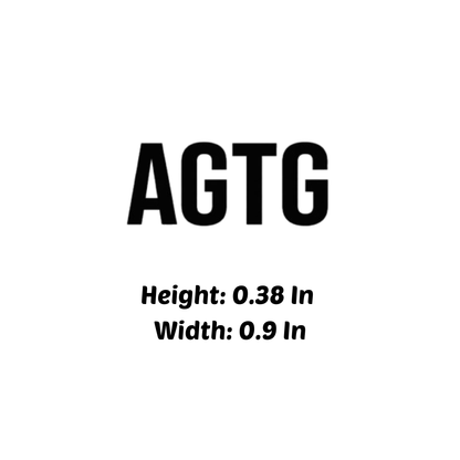 Pack of 4 Decals - Cross, Fear God, AGTG, Crown of Thorns