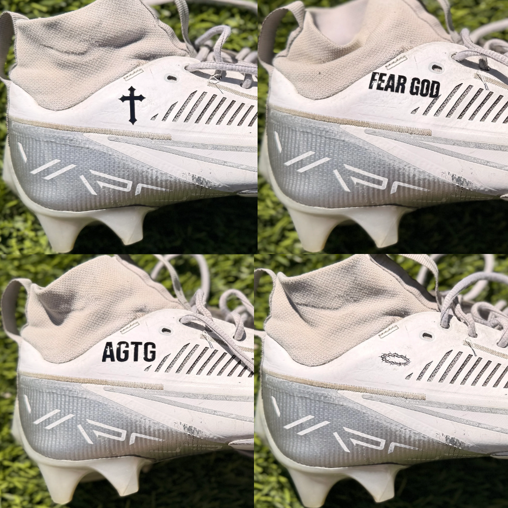 Pack of 4 Decals - Cross, Fear God, AGTG, Crown of Thorns